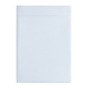 Matouk Luca Satin Stitch Flat Sheet, King In Sky