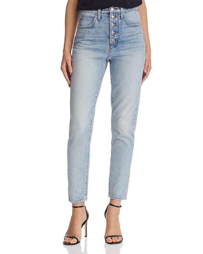 JOE'S JEANS X WEWOREWHAT THE DANIELLE HIGH-RISE STRAIGHT JEANS IN VINTAGE LIGHT,BR7VLI5520