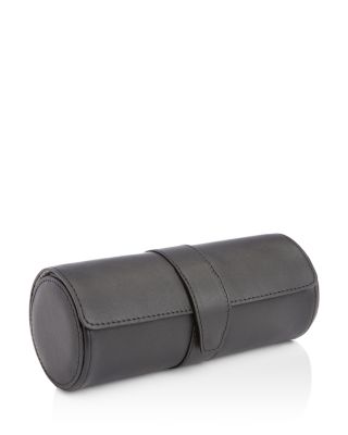 Leather Travel Double Watch Roll