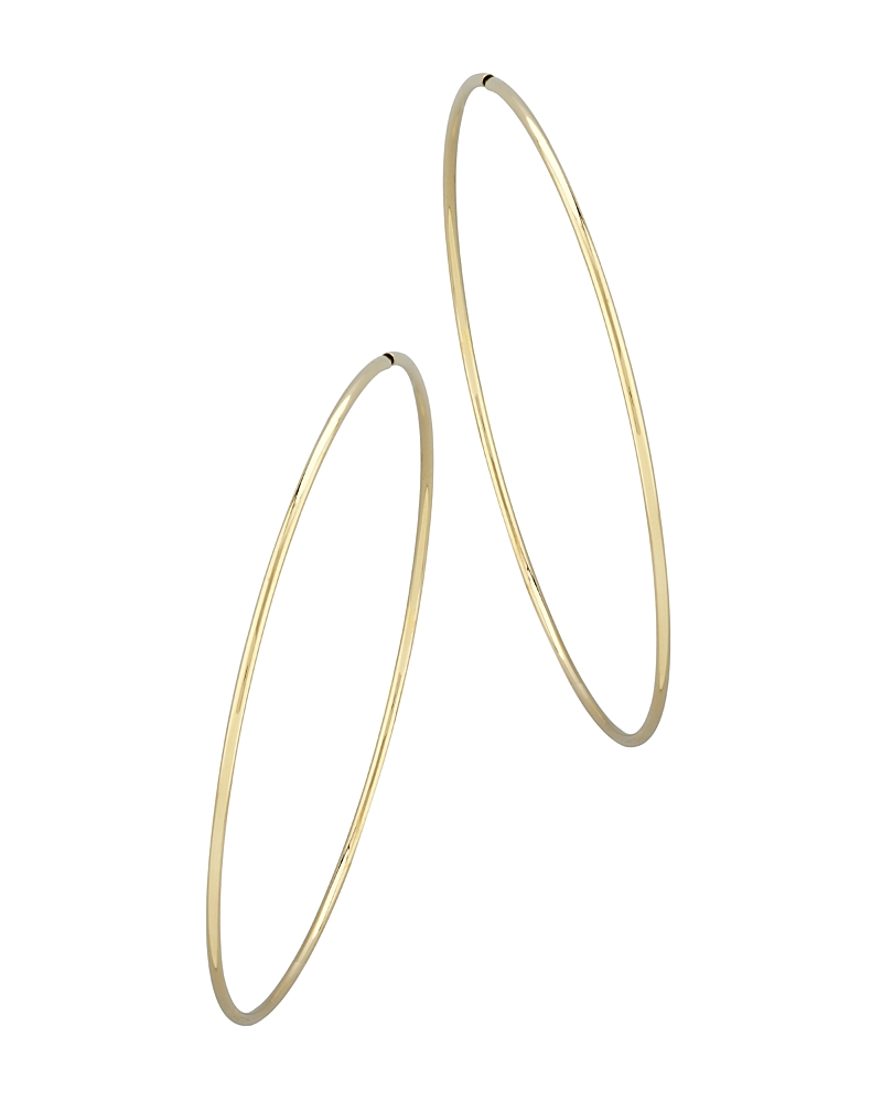 Bloomingdale's Large Endless Hoop Earrings In 14k Yellow Gold - Exclusive In Gold