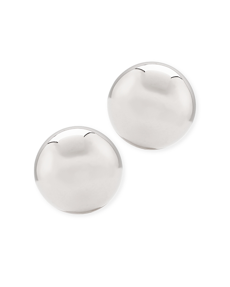 Bloomingdale's Ball Stud Earrings In 14k White Gold - Exclusive In White