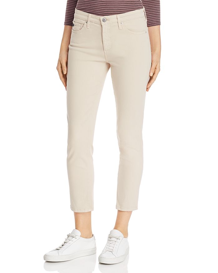 AG PRIMA MID RISE CROPPED CIGARETTE JEANS IN MINERAL VEIL,LSS1557