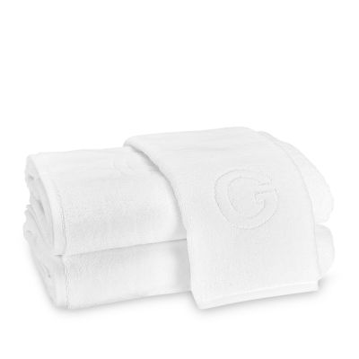 Matouk Auberge Monogrammed Letter Towel Collection, Hand Towel, G