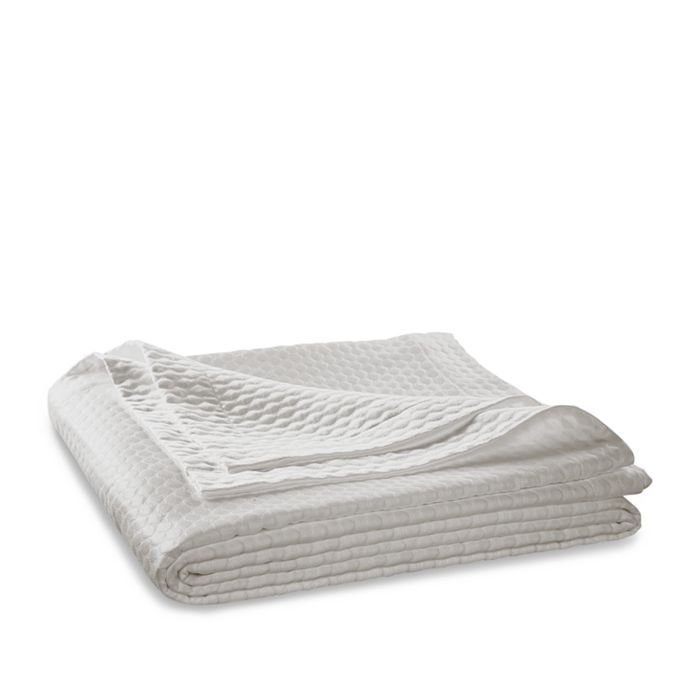 Matouk Pearl Coverlet, Full/queen In Silver ModeSens