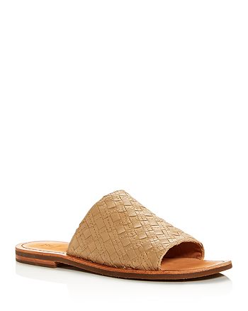 frye robin woven slide