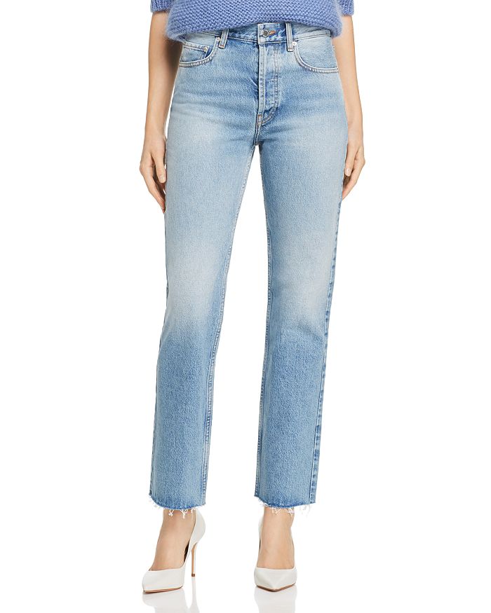 ANINE BING JACKIE RODEO HIGH RISE JEANS IN BLUE,AB30-083-14