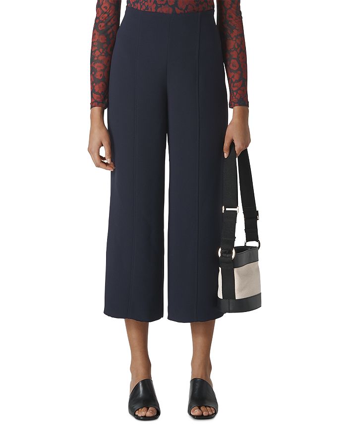 WHISTLES CROPPED WIDE-LEG trousers,29309
