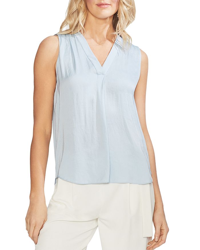 Vince camuto rumple fabric blouse top