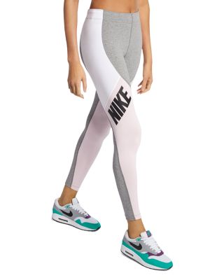 nike color block tights