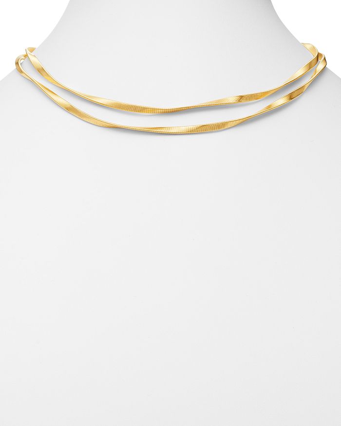 Marco Bicego 18k Yellow Gold Marrakech Single Strand Long Necklace, 36 In Gold