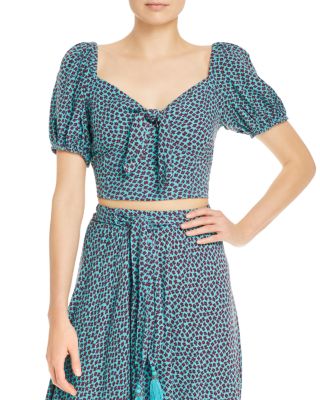 Band of Gypsies - Santo Domingo Floral Cropped Top