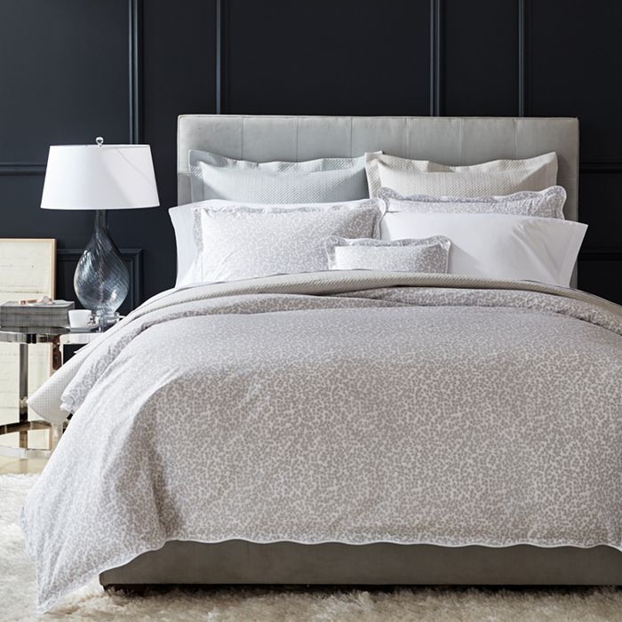 Matouk Margot Silver Bedding Collection 100 Exclusive