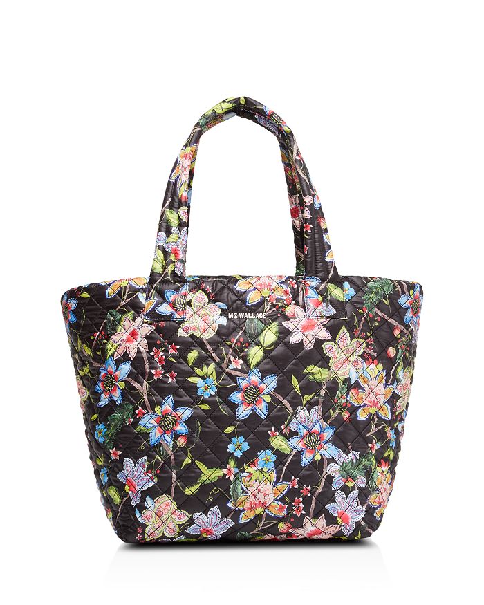 MZ WALLACE Black Floral Medium Metro Tote 100 Exclusive
