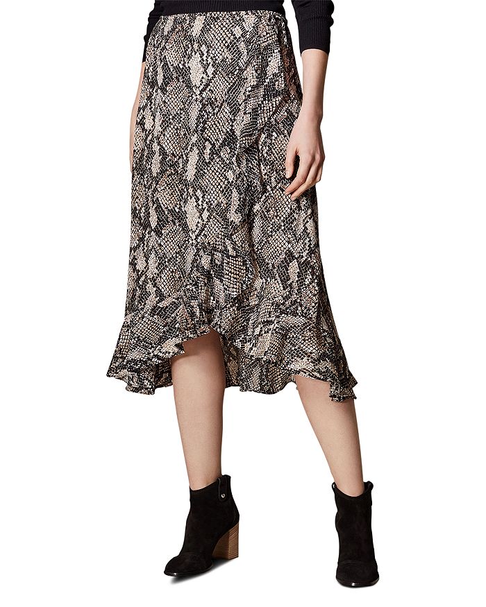 Karen millen snake print skirt cheap