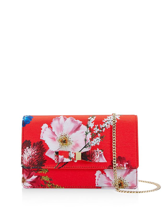 Ted Baker Fionaa Berry Sundae Bow Clutch Bloomingdale s