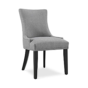 Modway Marquis Fabric Dining Chair In Light Gray