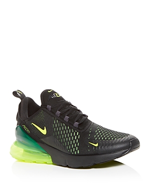 Nike Black & Green Air Max 270 Sneakers In Black/green
