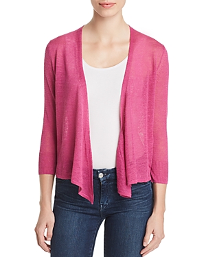 Nic + Zoe 4-way Convertible Three Quarter Sleeve Cardigan In Orchid Petal