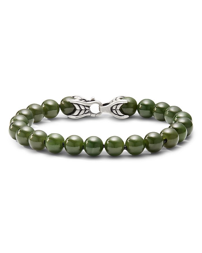 David Yurman Spiritual Beads Bracelet With Nephrite Jade In Green ...