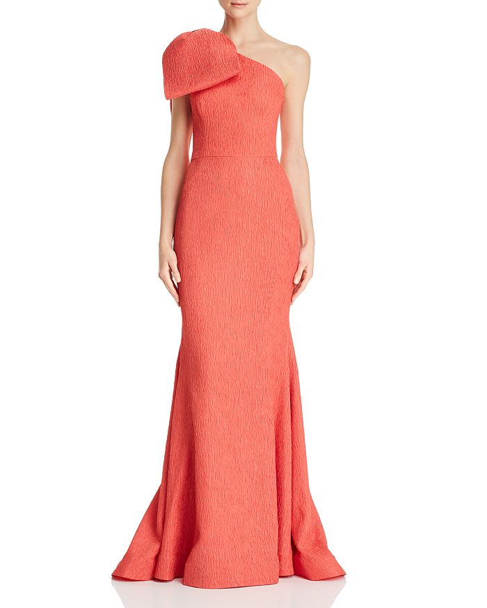 Rebecca Vallance Francesca Textured One-Shoulder Gown | Bloomingdale's