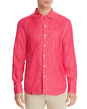 Tommy Bahama Sea Glass Breezer Classic Fit Linen Shirt In Paradise Pink