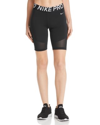 biker shorts with mesh
