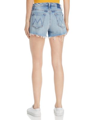 mother denim jean shorts