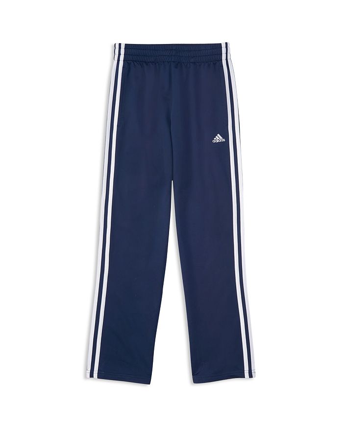 Shop Adidas Originals Boys' Iconic Tricot Pants - Little Kid In Navy