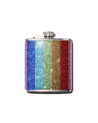 Skinnydip London - Rainbow Rhinestone Flask