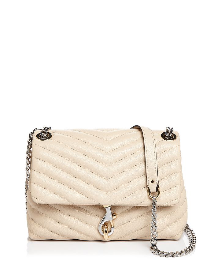 REBECCA MINKOFF EDIE QUILTED LEATHER CONVERTIBLE CROSSBODY,HU19HEQX20