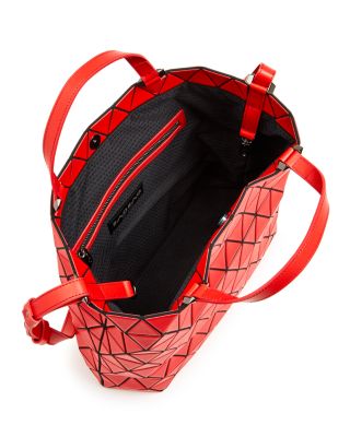 BAOBAO ISSEY MIYAKE Crystal Matte トートバッグ BAO BAO ISSEY MIYAKE Beige Crystal Matte Mini Tote Bao Bao