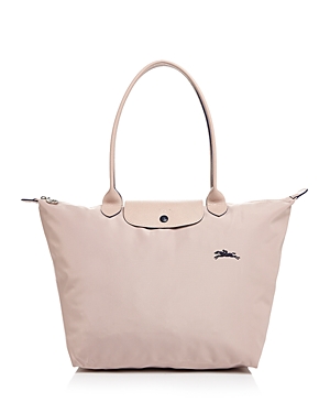 Longchamp Le Pliage Club Large Nylon Tote Bag In Hawthorne/silver