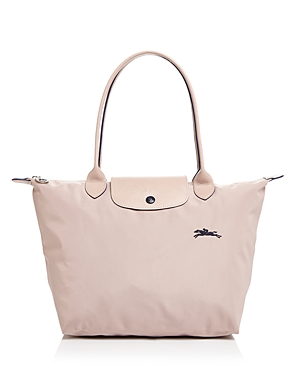 Longchamp Le Pliage Club Large Nylon Tote Bag In Hawthorne/silver