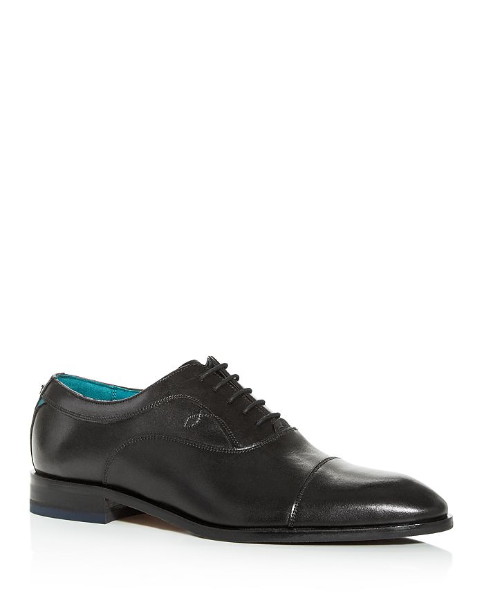 TED BAKER MEN'S FUALLY LEATHER CAP-TOE OXFORDS,918376