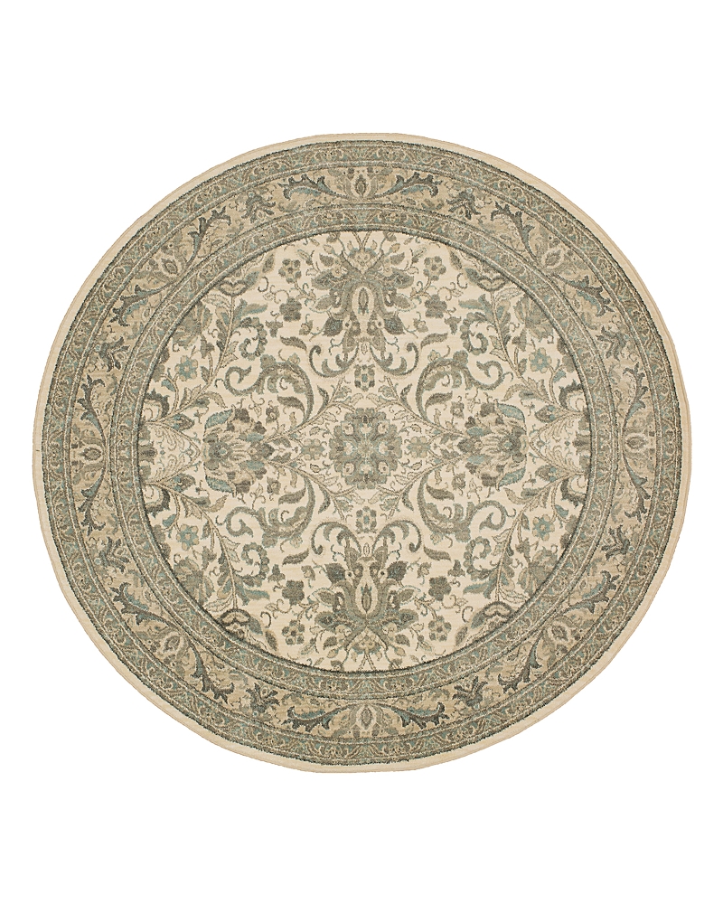 Karastan Euphoria Newbridge Round Rug, 8' X 8' In Natural