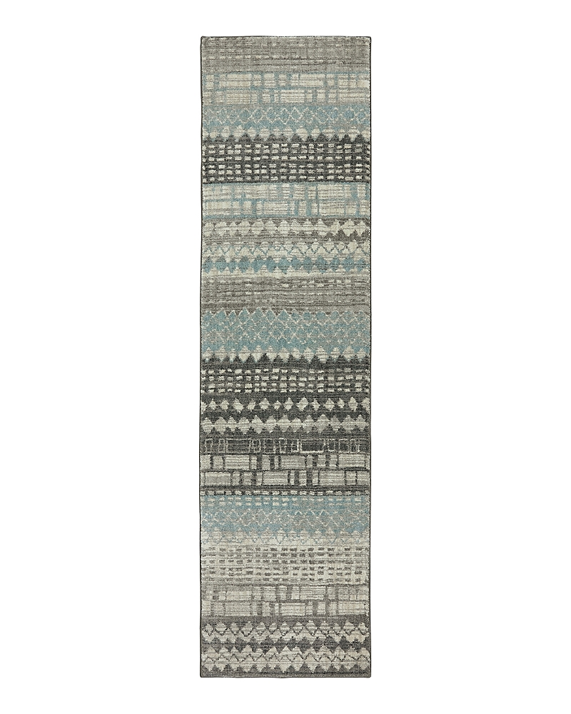Karastan Euphoria Eddleston Runner Rug, 2'4 X 7'10 In Ash Gray
