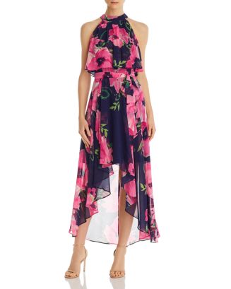 Eliza J Floral High/Low Dress | Bloomingdale's
