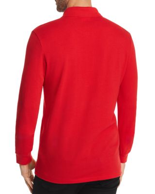 Classic Fit Long-Sleeve Piqu&eacute; Polo Shirt