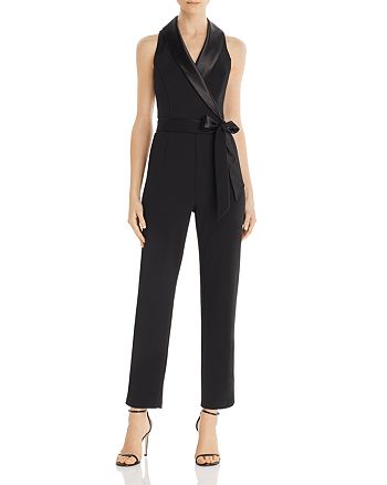 Adrianna Papell Tuxedo-Style Jumpsuit | Bloomingdale's