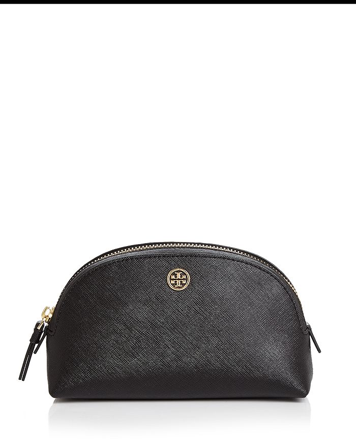 Tory Burch Robinson Medium Leather Cosmetics Case Bloomingdale s