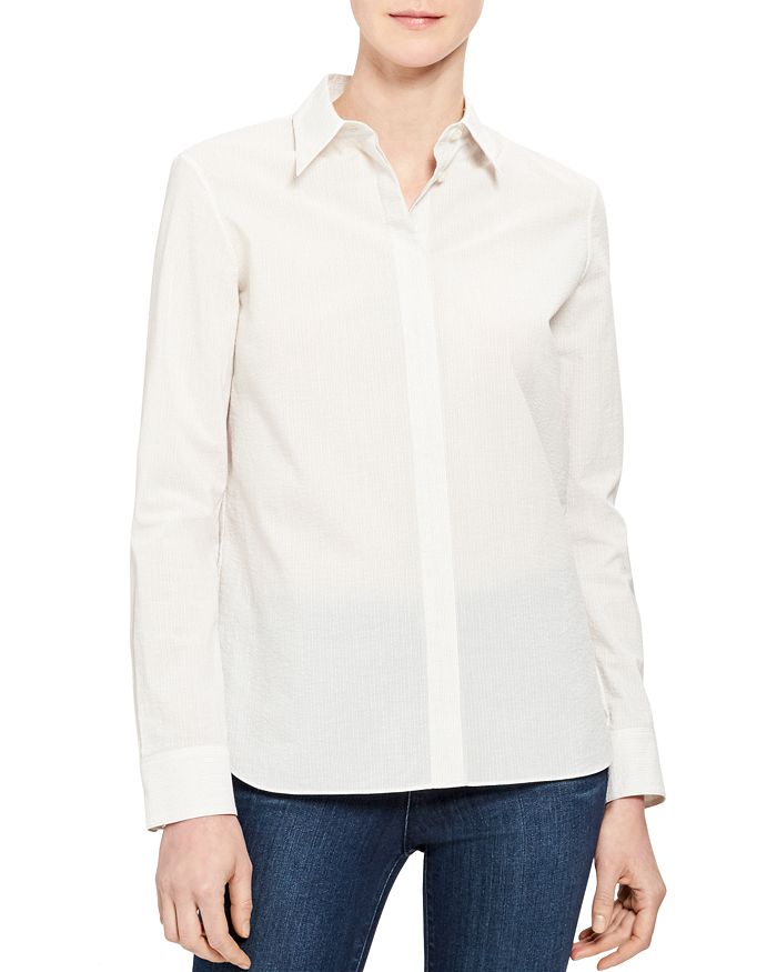 Theory Classic Straight Shirt | Bloomingdale's