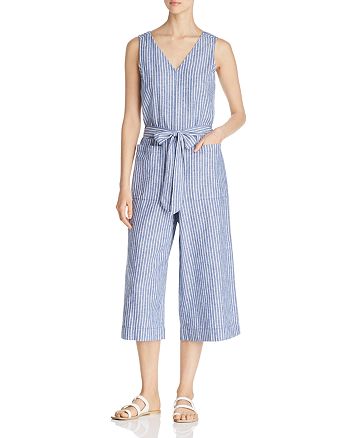 BeachLunchLounge Striped V-Neck Jumpsuit | Bloomingdale's