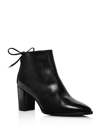 stuart weitzman women's gardiner block heel ankle booties