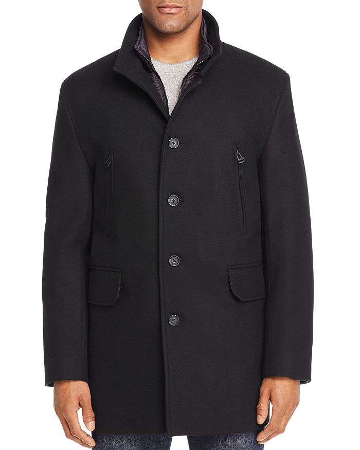 Shop Cole Haan Melton 3-in-1 Top Coat In Black