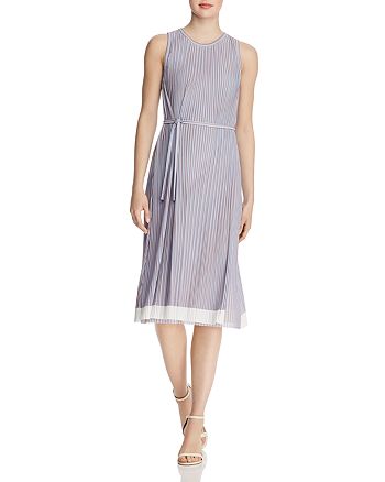 BOSS Enadira Sleeveless Pleated Dress | Bloomingdale's