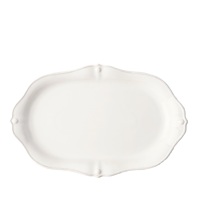 Juliska Berry And Thread Whitewash Platter In Whitewash