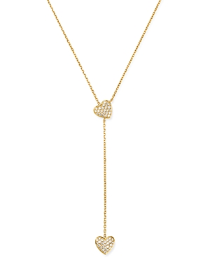 Bloomingdale's Diamond Heart Y Necklace in 14K Yellow Gold, 0.25 ct. t.w. - 100% Exclusive