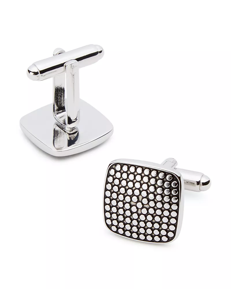 Link Up Dot Soft Square Cufflinks