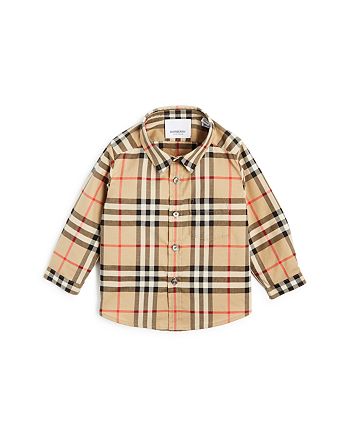 Burberry Boys' Fredrick Vintage Check Shirt - Baby | Bloomingdale's