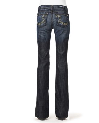 80 NWT Rock & Republic Boot Cut Kasandra Roxy Denim Low Rise Jeans
